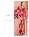 Kaveri By Sayuri Simar Silk Hand Mirror Work Designer Indo Western 